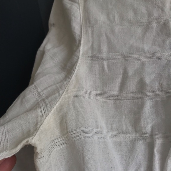 J Crew white peasant top - Picture 5 of 6